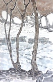 Deux arbres en Corée - Lecture de la nature